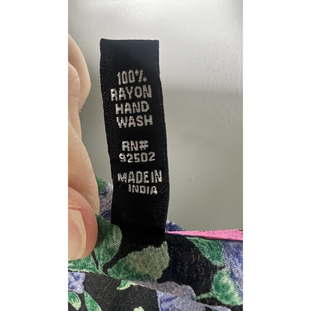 Sacred Threads Medium Tiered Patchwork Floral Boh… - image 8